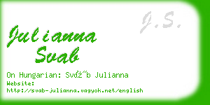 julianna svab business card